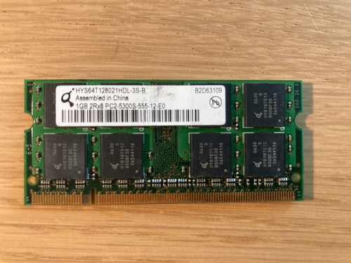 1gb 2rx8 pc2 - 1gb, pc2-5300s-555-12-e0