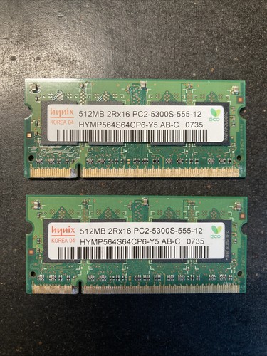 1gb ram 2x512mb - ram, 2rx16